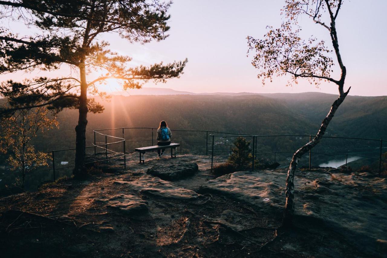 Penzion U Vyhlídky Chřibská Exterior foto