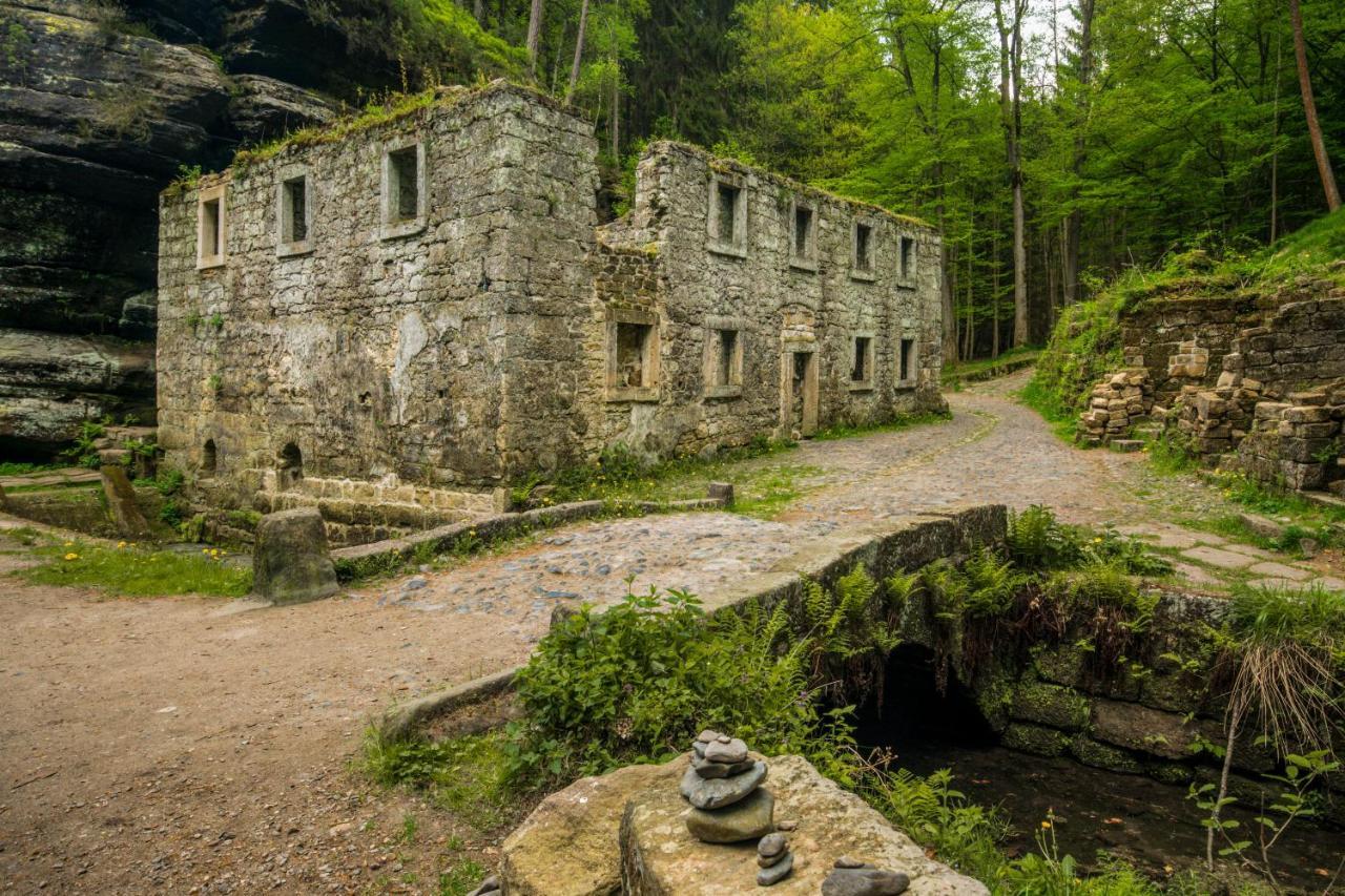 Penzion U Vyhlídky Chřibská Exterior foto
