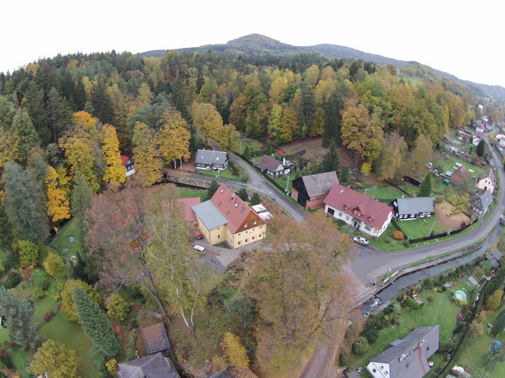 Penzion U Vyhlídky Chřibská Exterior foto