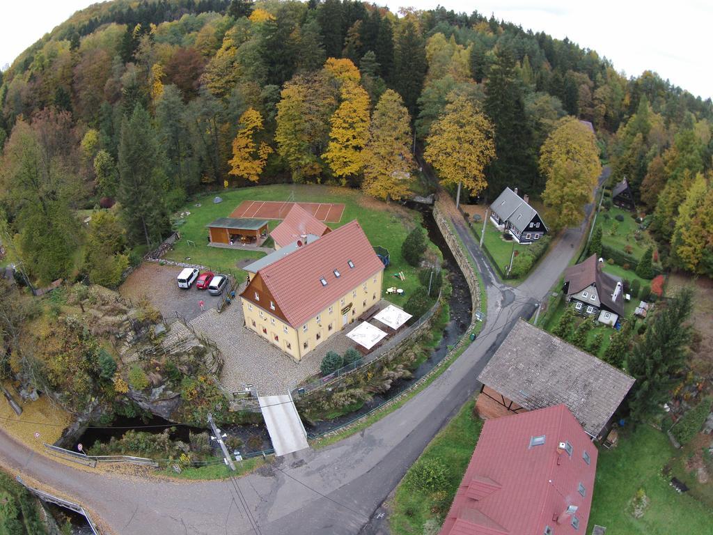 Penzion U Vyhlídky Chřibská Exterior foto